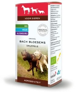 Agressivité - Fleurs de Bach animaux BIO, 20 ml